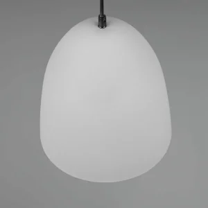 Hot Reality Leuchten Suspension Tilda, à une lampe, grise, Ø 25 cm