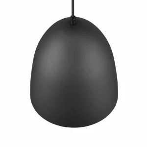Best Reality Leuchten Suspension Tilda, à une lampe, noire/dorée Ø 25 cm