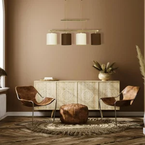 Cheap Näve Suspension Tilde abat-jour textile 4 l, brun/beige