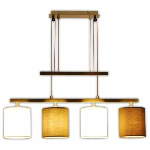 Cheap Näve Suspension Tilde abat-jour textile 4 l, brun/beige
