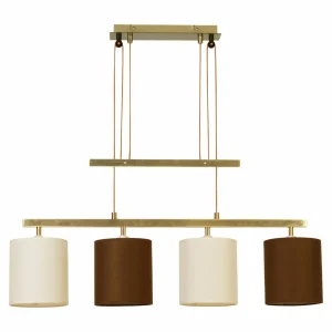 Cheap Näve Suspension Tilde abat-jour textile 4 l, brun/beige