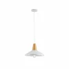 Cheap Viokef Suspension Tom avec élément en bois, blanche