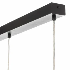 Outlet Domiluce Suspension Tornado à 3 lampes, noire