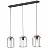 Shop Brilliant Suspension Tosh à trois lampes, linéaire