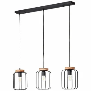 Shop Brilliant Suspension Tosh à trois lampes, linéaire