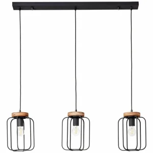 Shop Brilliant Suspension Tosh à trois lampes, linéaire