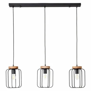 Shop Brilliant Suspension Tosh à trois lampes, linéaire