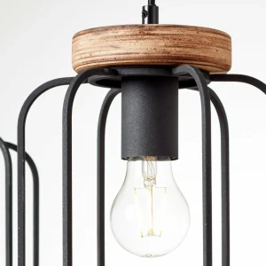 Shop Brilliant Suspension Tosh à trois lampes, linéaire