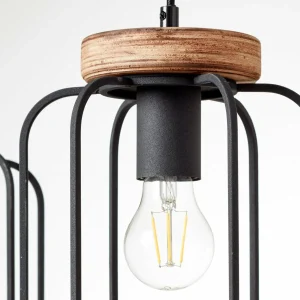 Shop Brilliant Suspension Tosh à trois lampes, linéaire