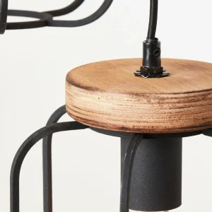 Hot Brilliant Suspension Tosh à trois lampes, rosace ronde
