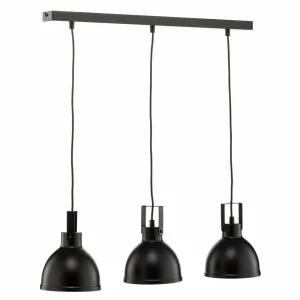 Sale SIGMA Suspension Trial, 3 lampes linear, noir/or