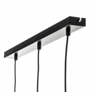 Sale SIGMA Suspension Trial, 3 lampes linear, noir/or