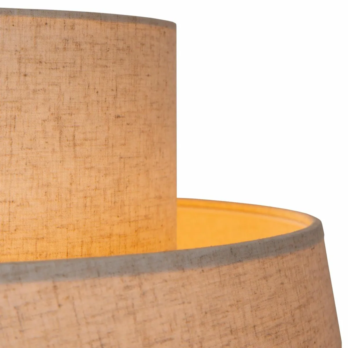 suspension_tribute__lampe___cm_textile_beige_2.webp Best Lucide Suspension Tribute, 1 lampe, Ø 60 cm, textile, beige