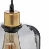 Cheap Solbika Lighting Suspension Tube 3 lampes, cylindrique, fumée