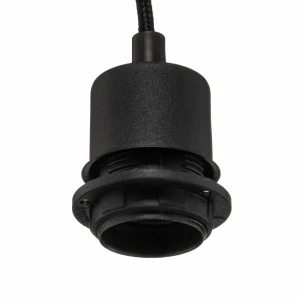 Cheap Solbika Lighting Suspension Tube avec abat-jour en verre gris fumé Ø 17cm