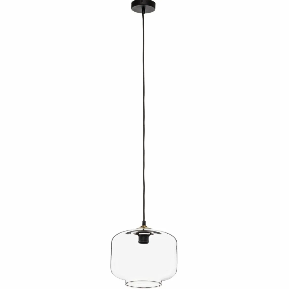 suspension_tube_avec_abatjour_en_verre_transparent__cm_1.webp Cheap Solbika Lighting Suspension Tube avec abat-jour en verre transparent Ø 25cm