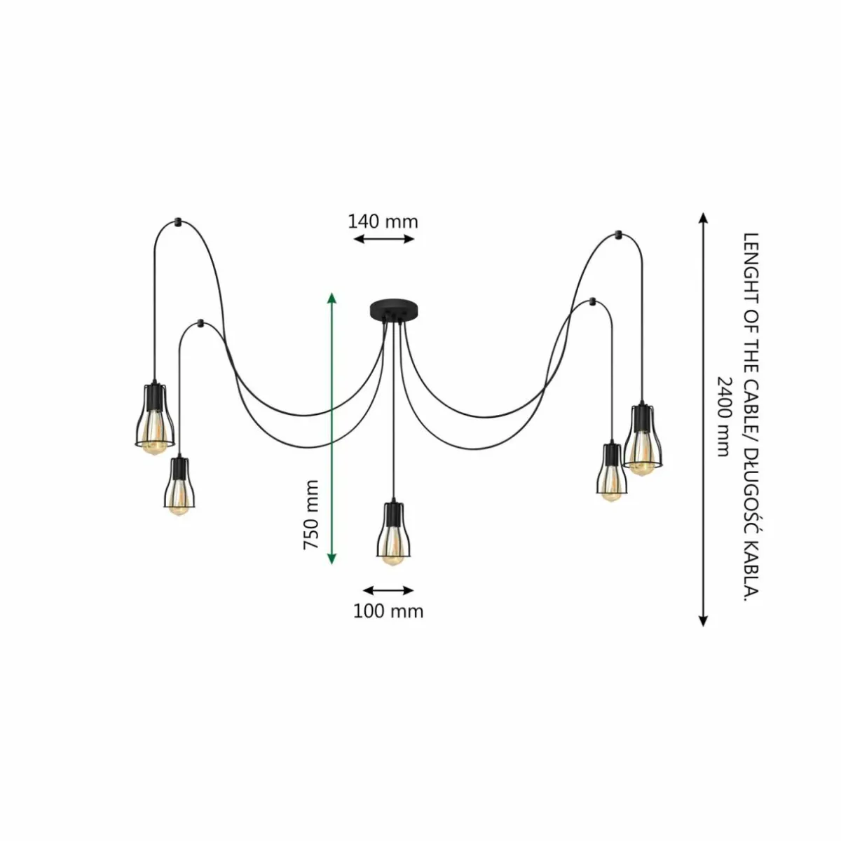 suspension_tube_long_noir_mtal__lampes_e_1.webp New HELAM Suspension Tube Long, noir, métal, 5 lampes, E27