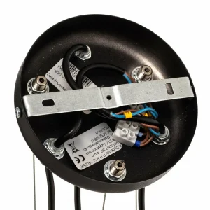 Discount ALDEX Suspension Tubo, noire, à 6 lampes