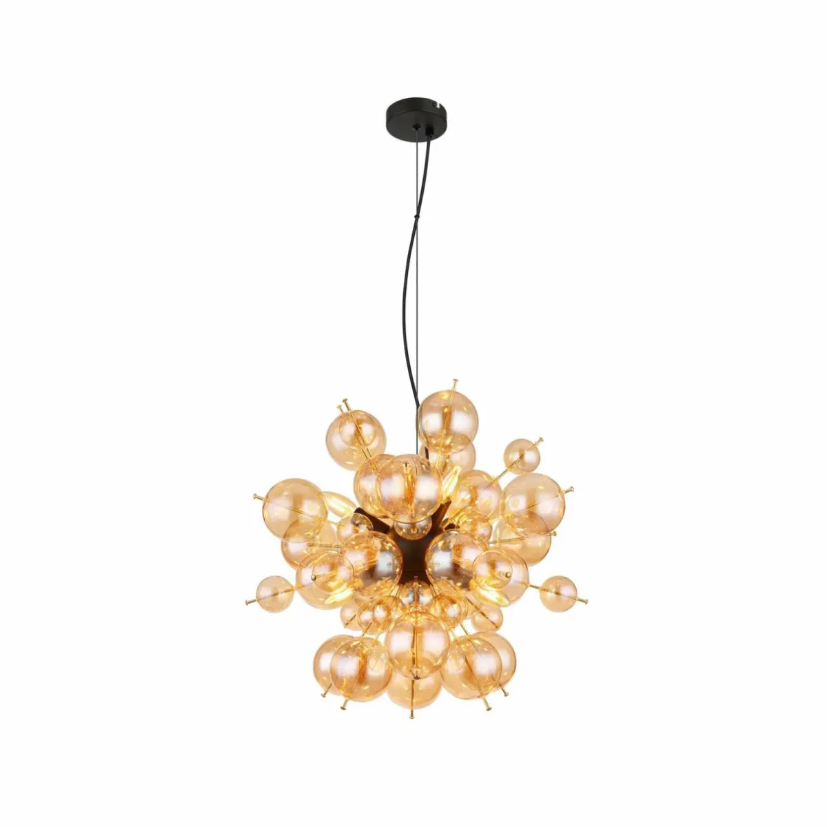 suspension_udo_ambre___cm_verre_0.webp Sale Globo Suspension Udo, ambre, Ø 55 cm, verre