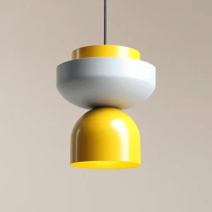 Online ALDEX Suspension Ulia, jaune/gris, abat-jour métallique