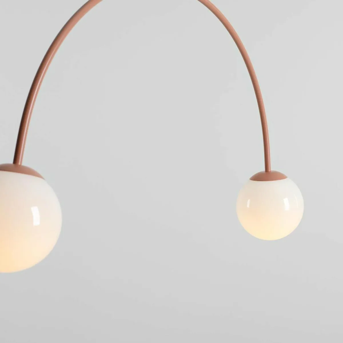 suspension_una__mtal_verre___lampes_rouge_corail_2.webp Flash Sale ALDEX Suspension Una 2, métal, verre, à 2 lampes, rouge corail