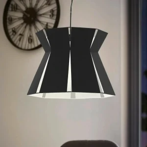 Discount EGLO Suspension Valecrosia, noire, Ø 42 cm