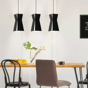 Online EGLO Suspension Valecrosia, noire, trois lampes