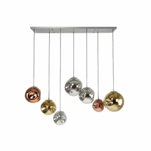 Cheap Zijlstra Suspension Valerya, sphères verre, à sept lampes