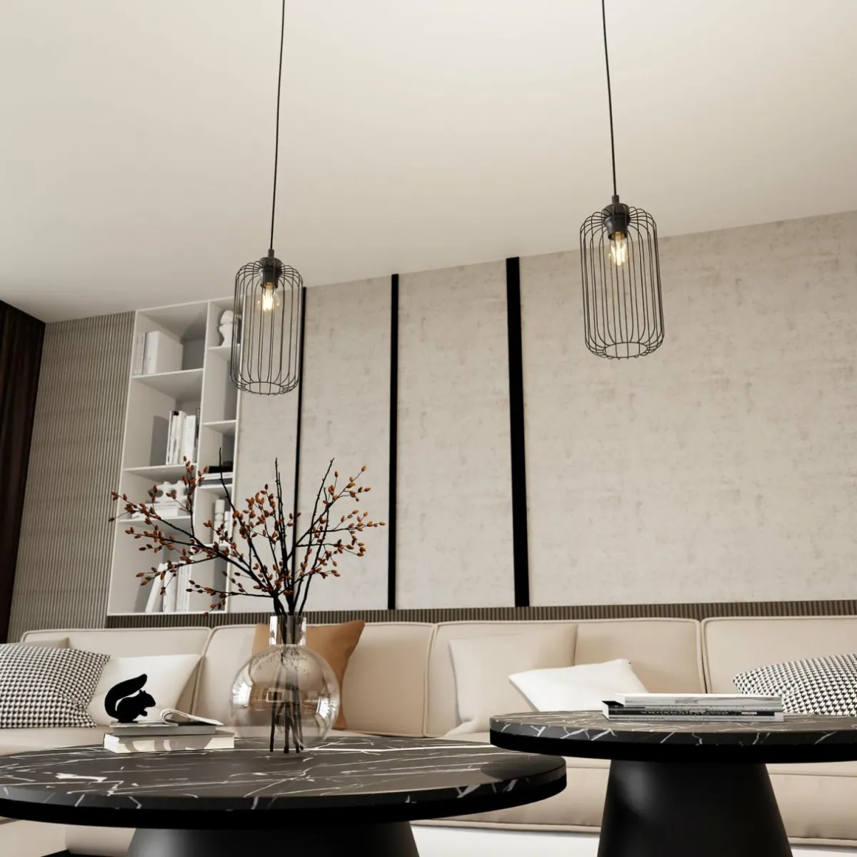 suspension_vander___cm_noir_mtal_e_0.webp Cheap EMIBIG LIGHTING Suspension Vander, Ø 16 cm, noir, métal, E27