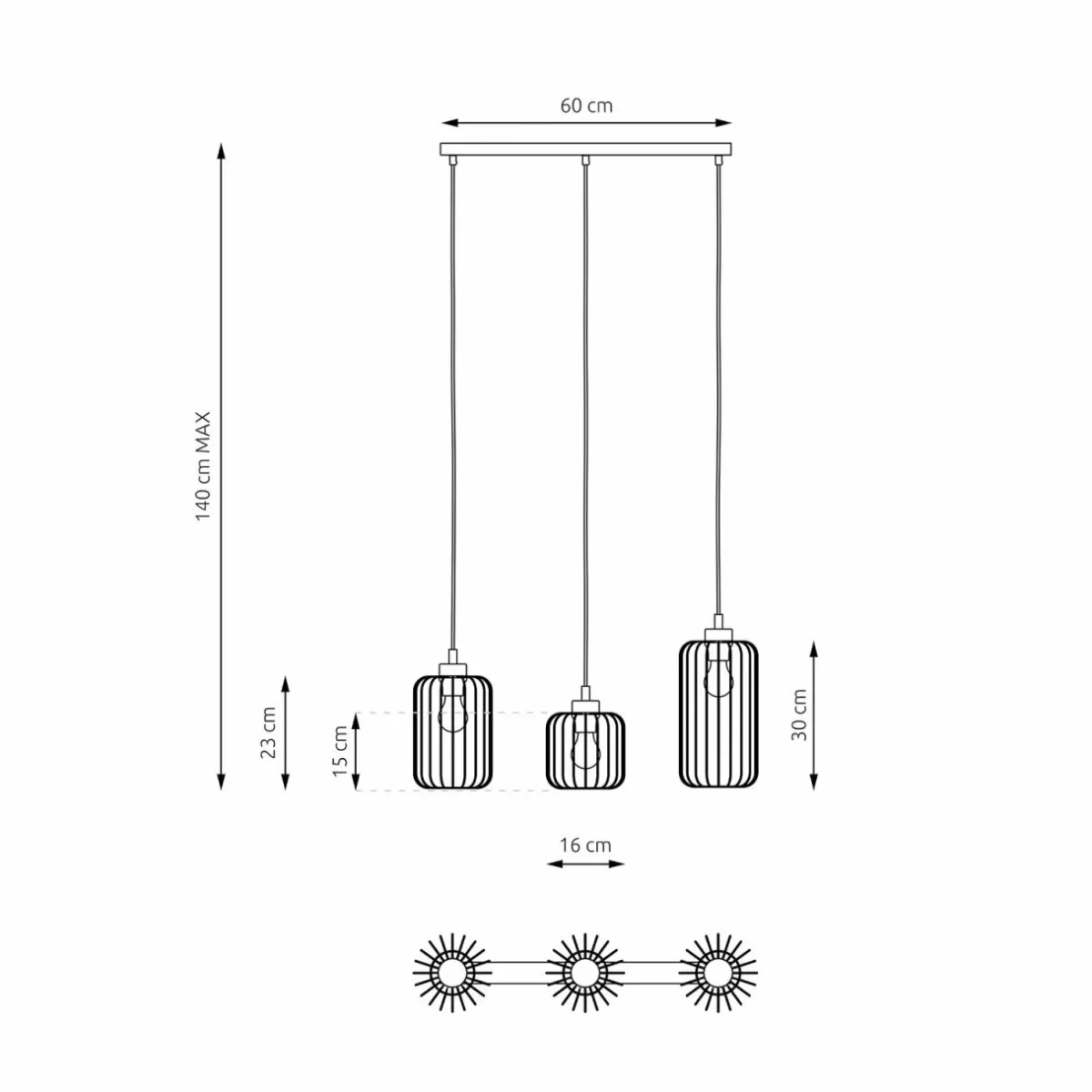 suspension_vander__lampes__cm_noir_mtal_e_2.webp Shop EMIBIG LIGHTING Suspension Vander, 3 lampes, 60 cm, noir, métal, E27