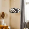 Clearance Domiluce Suspension Vento, chromé-nickelé, Ø 60 cm, métal