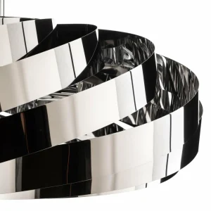 Clearance Domiluce Suspension Vento, chromé-nickelé, Ø 60 cm, métal