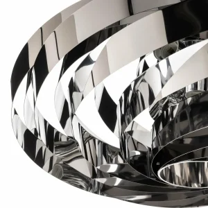 Clearance Domiluce Suspension Vento, chromé-nickelé, Ø 60 cm, métal