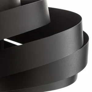Store Domiluce Suspension Vento, noir, Ø 50 cm, métal, E27