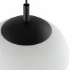 Shop TK Lighting Suspension Vibe, verre blanc opalin, Ø 20 cm