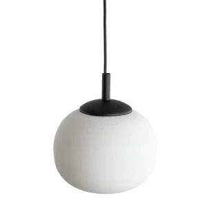 Shop TK Lighting Suspension Vibe, verre blanc opalin, Ø 20 cm