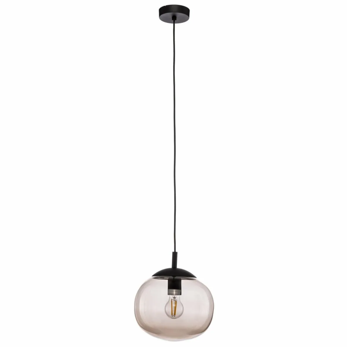 suspension_vibe_verre_bruntransparent___cm_1.webp Cheap TK Lighting Suspension Vibe, verre brun-transparent, Ø 25 cm