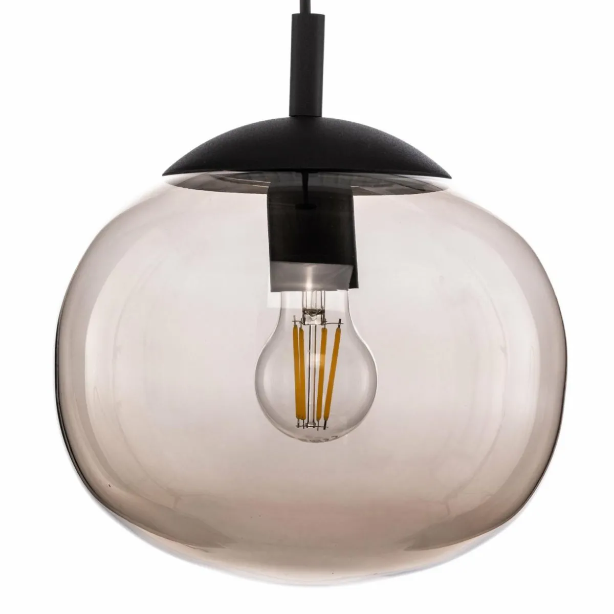suspension_vibe_verre_bruntransparent___cm_2.webp Cheap TK Lighting Suspension Vibe, verre brun-transparent, Ø 25 cm