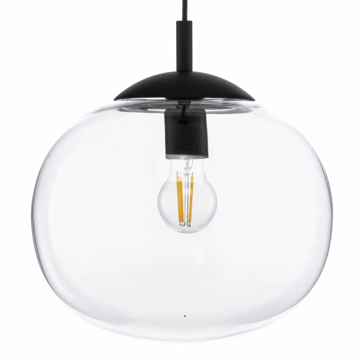 suspension_vibe_verre_clair___cm_2-2.webp Store TK Lighting Suspension Vibe, verre clair, Ø 30 cm