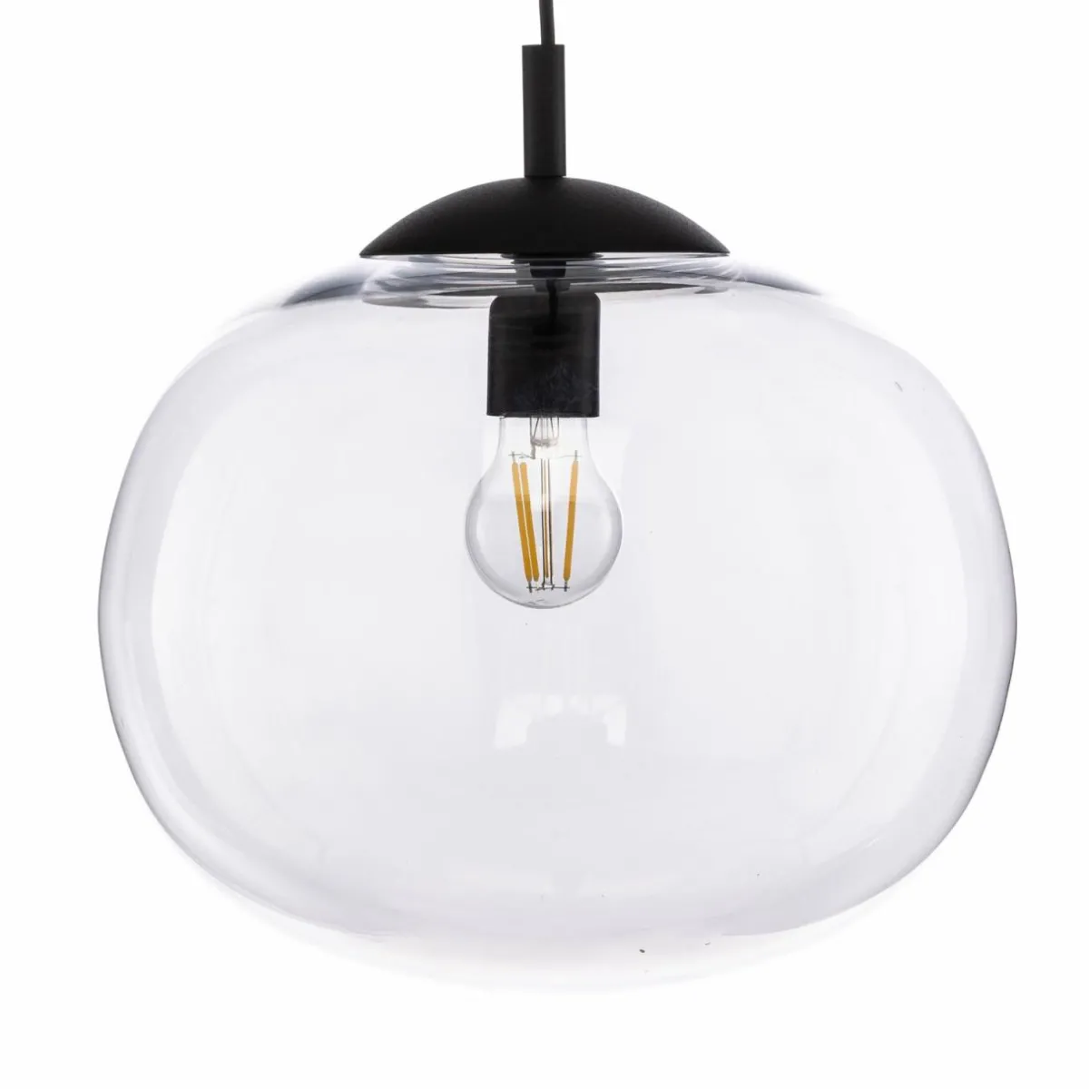 suspension_vibe_verre_clair___cm_2.webp Fashion TK Lighting Suspension Vibe, verre clair, Ø 35 cm