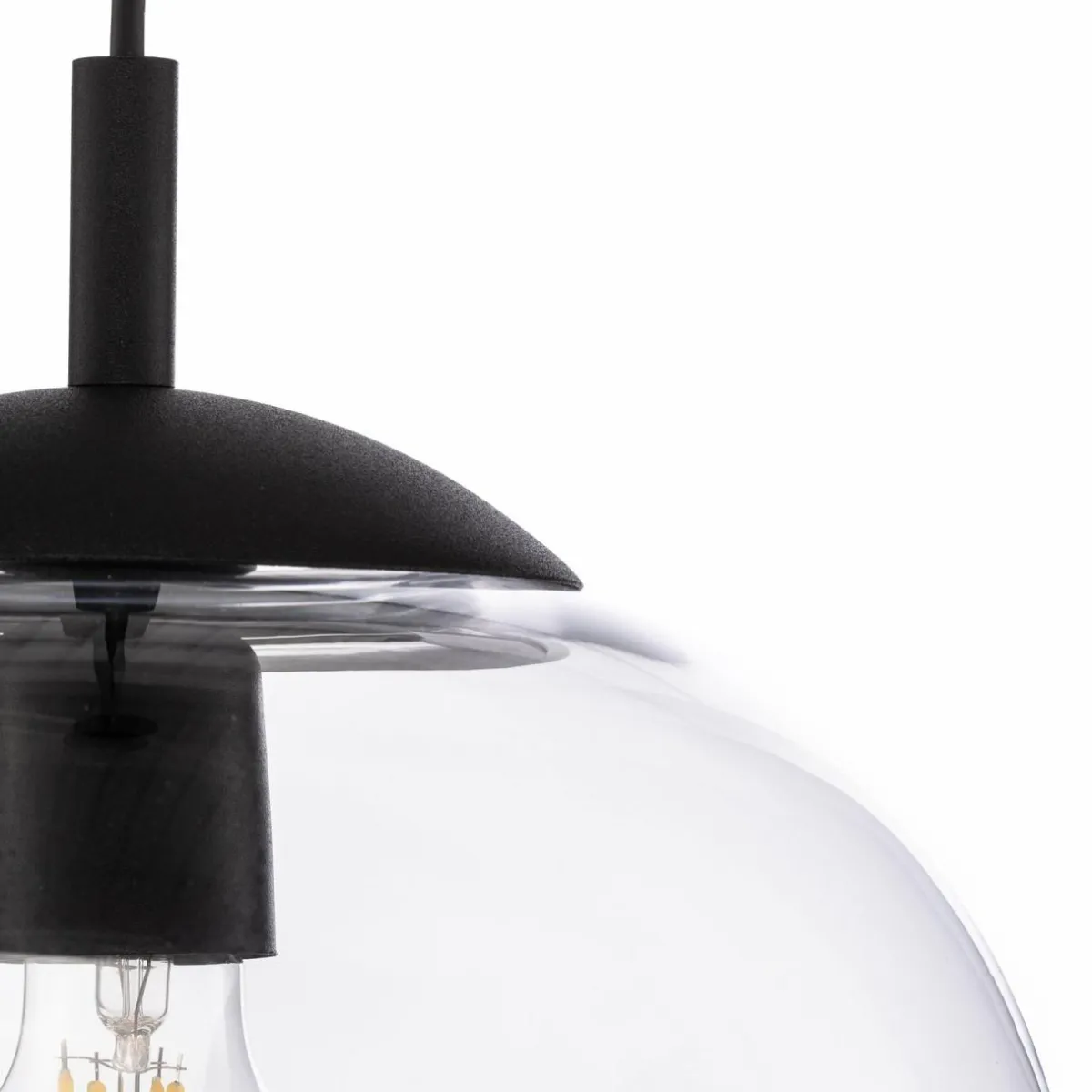 suspension_vibe_verre_clair___cm_3-2.webp Store TK Lighting Suspension Vibe, verre clair, Ø 30 cm