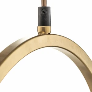 Flash Sale Eko-Light Suspension Vienna, verre opale, laiton, 3 lampe