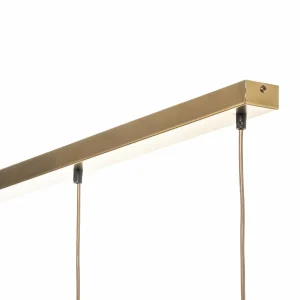 Flash Sale Eko-Light Suspension Vienna, verre opale, laiton, 3 lampe