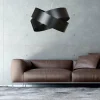 Outlet EMIBIG LIGHTING Suspension Vieno en anneaux d’acier noir
