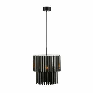 Cheap Markslöjd Suspension Viento en métal, noir mat
