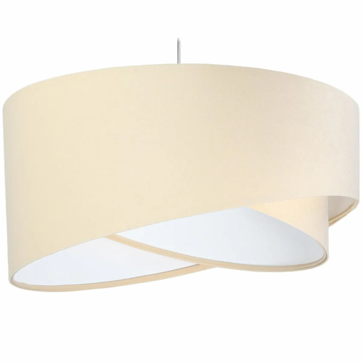 Best Maco Design Suspension Vivien, bicolore, beige/blanc