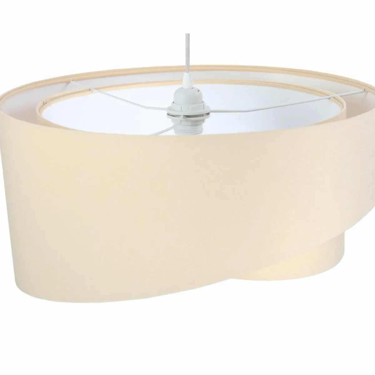 Best Maco Design Suspension Vivien, bicolore, beige/blanc
