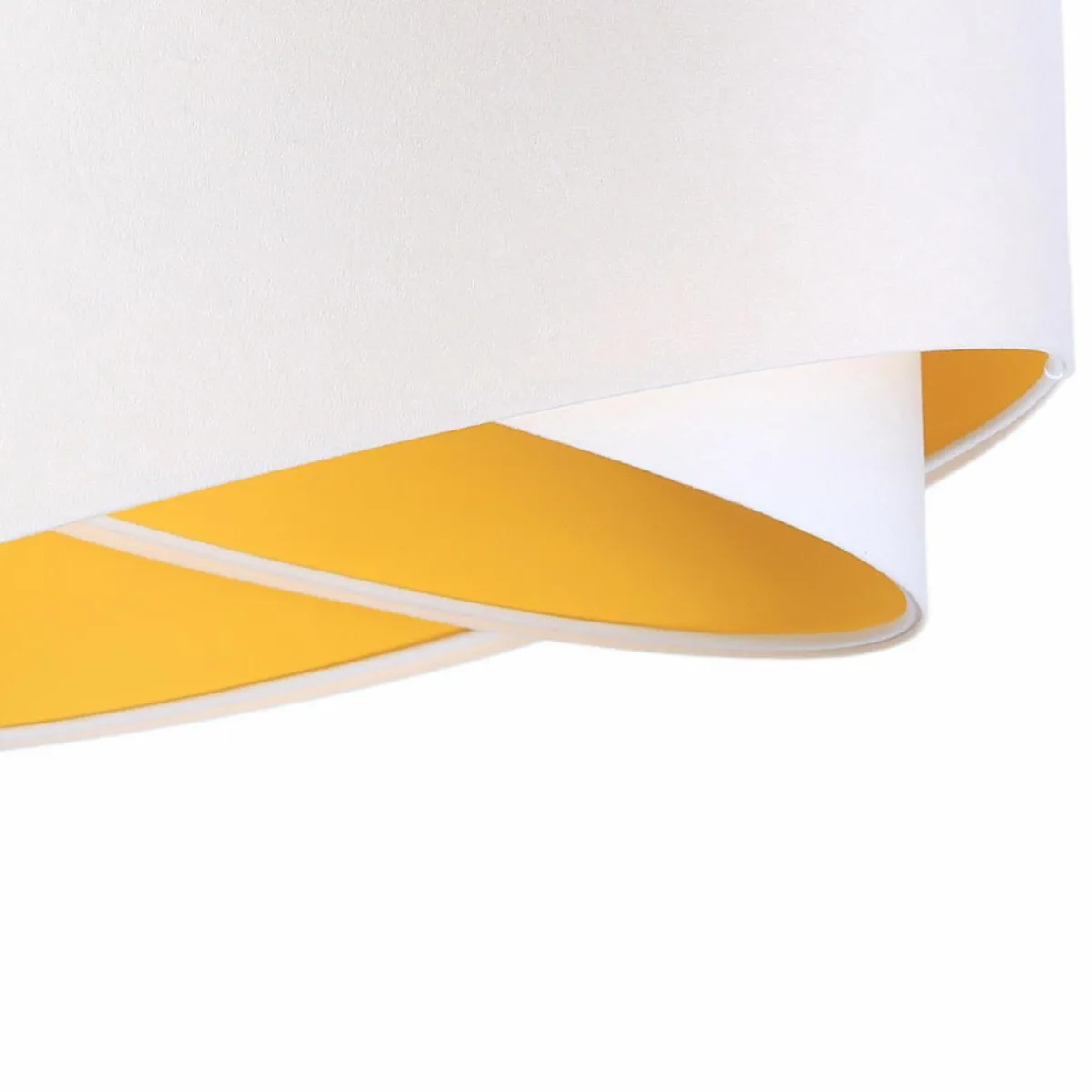 suspension_vivien_bicolore_blancorange_4.webp Store Maco Design Suspension Vivien, bicolore, blanc/orange