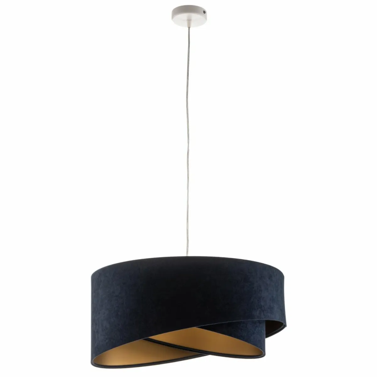 New Maco Design Suspension Vivien, bicolore, bleu/or