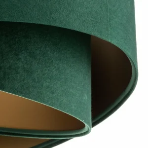 Hot Maco Design Suspension Vivien, bicolore, vert/or
